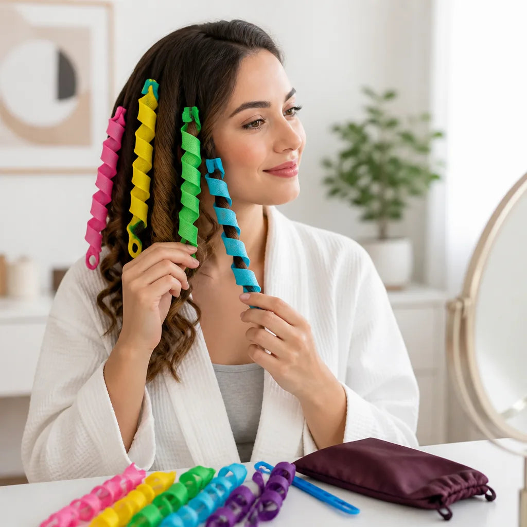 Hair Curling Bands Heat-Free Overnight Set of 12