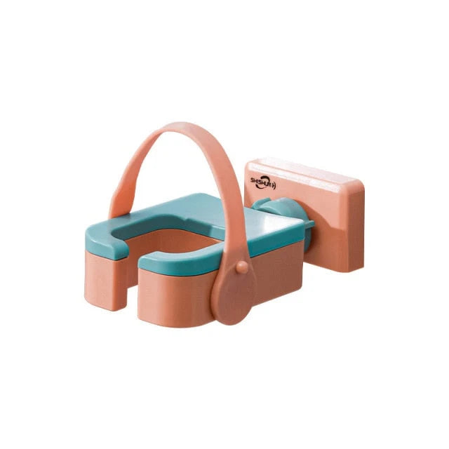 Hair Dryer Holder 180° Rotating Adhesive Wall Mount