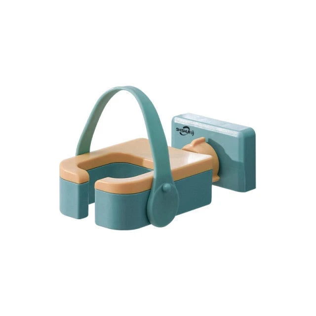 Hair Dryer Holder 180° Rotating Adhesive Wall Mount