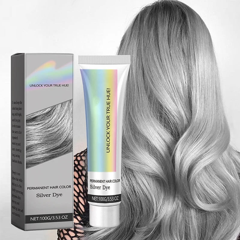 Hair Dye Silver Ammonia-Free With Aloe Extract