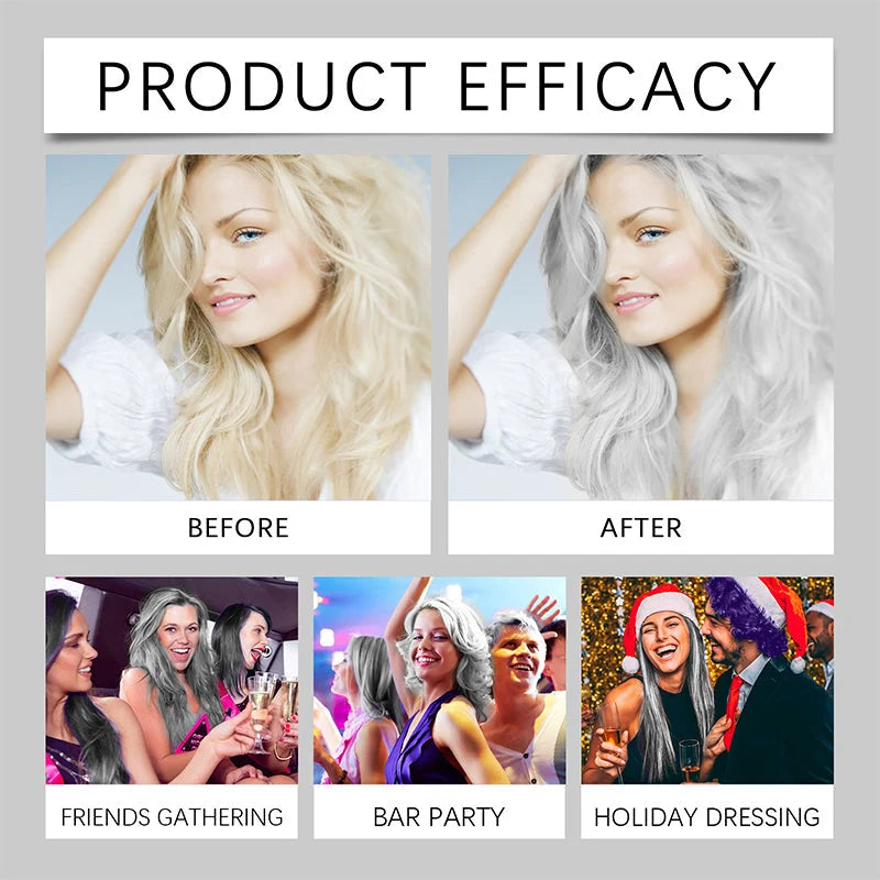 Hair Dye Silver Ammonia-Free With Aloe Extract