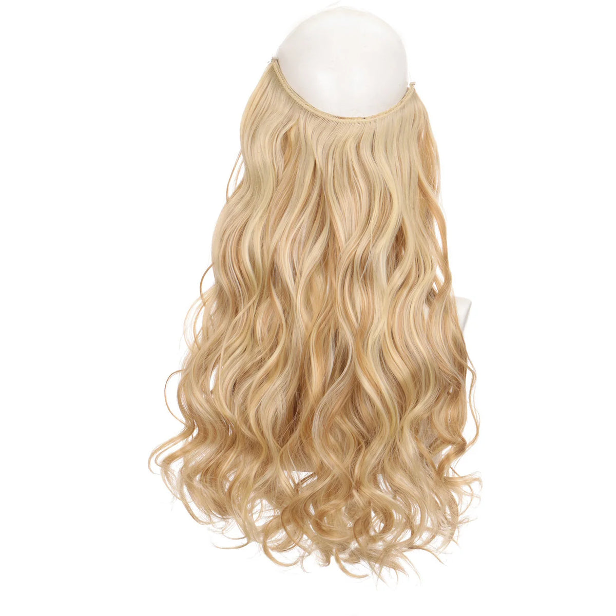 Hair Extensions 100% Human Hair Natural Wavy Heat-Stylable