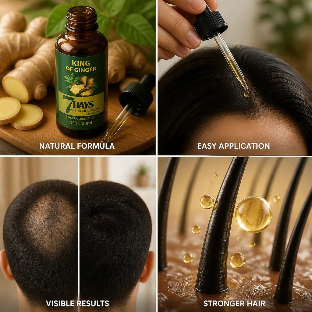 Hair Growth Serum Natural Ginger Extract 30ml
