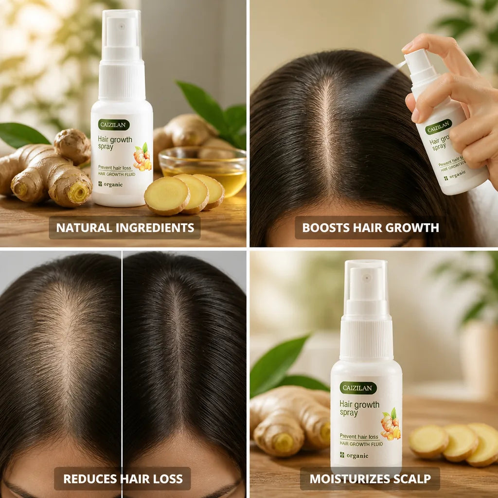 Hair Growth Spray Ginger Plant-Based 20ml