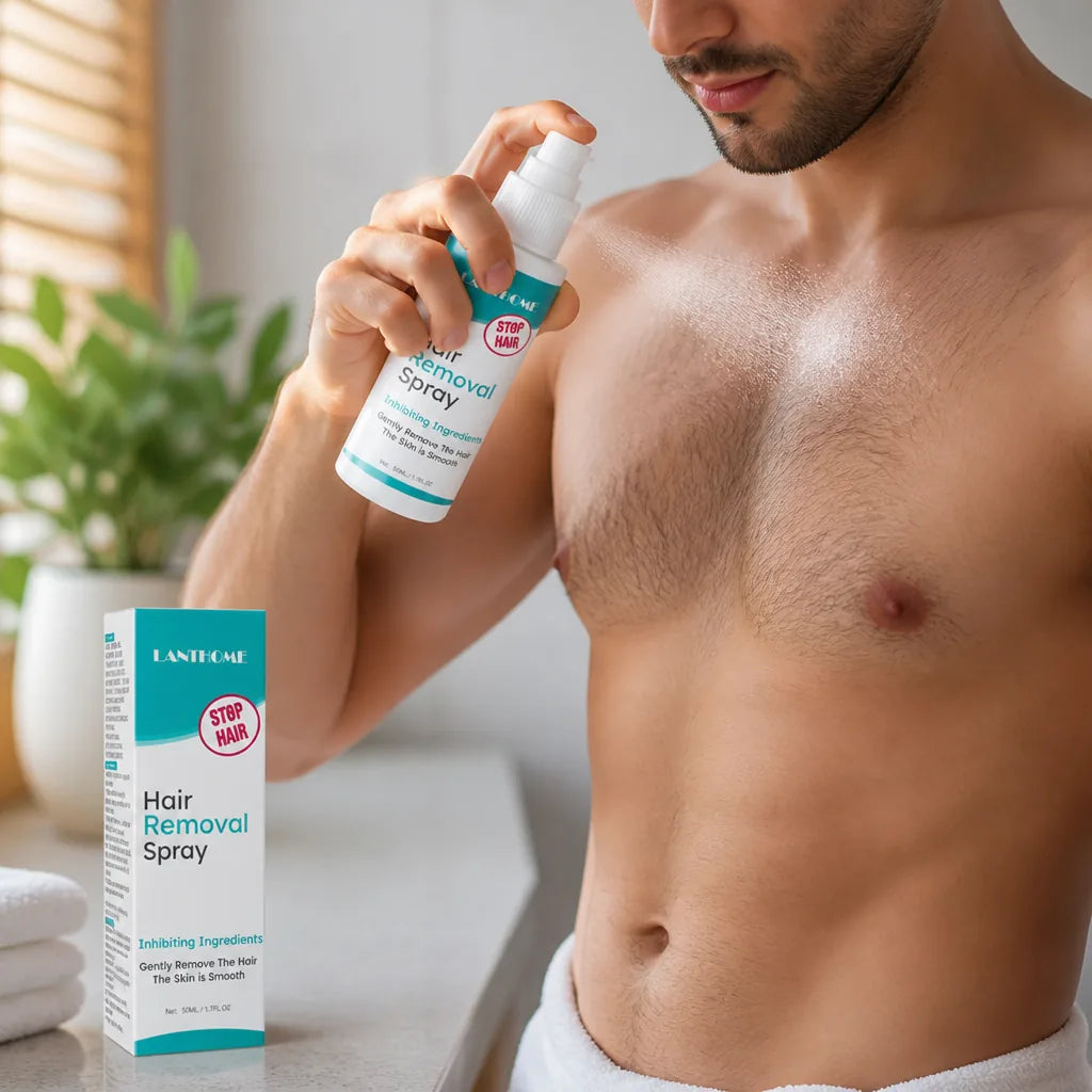 Hair Removal Spray Painless Fast-Acting For Face & Body