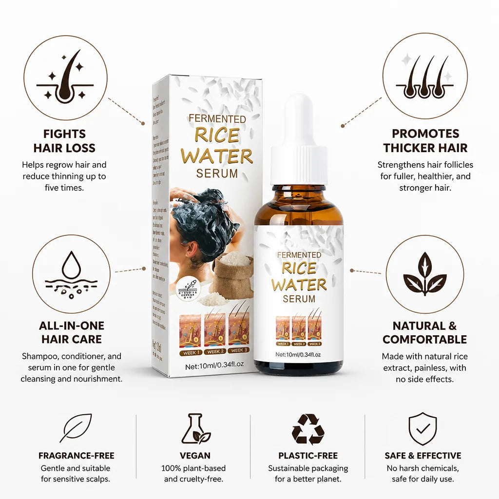 Hair Serum Fermented Rice Extract For Thinning Hair