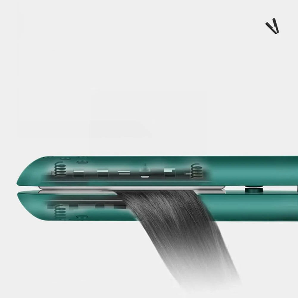 Hair Straightener & Curler Cordless 2-in-1 Ceramic Plates