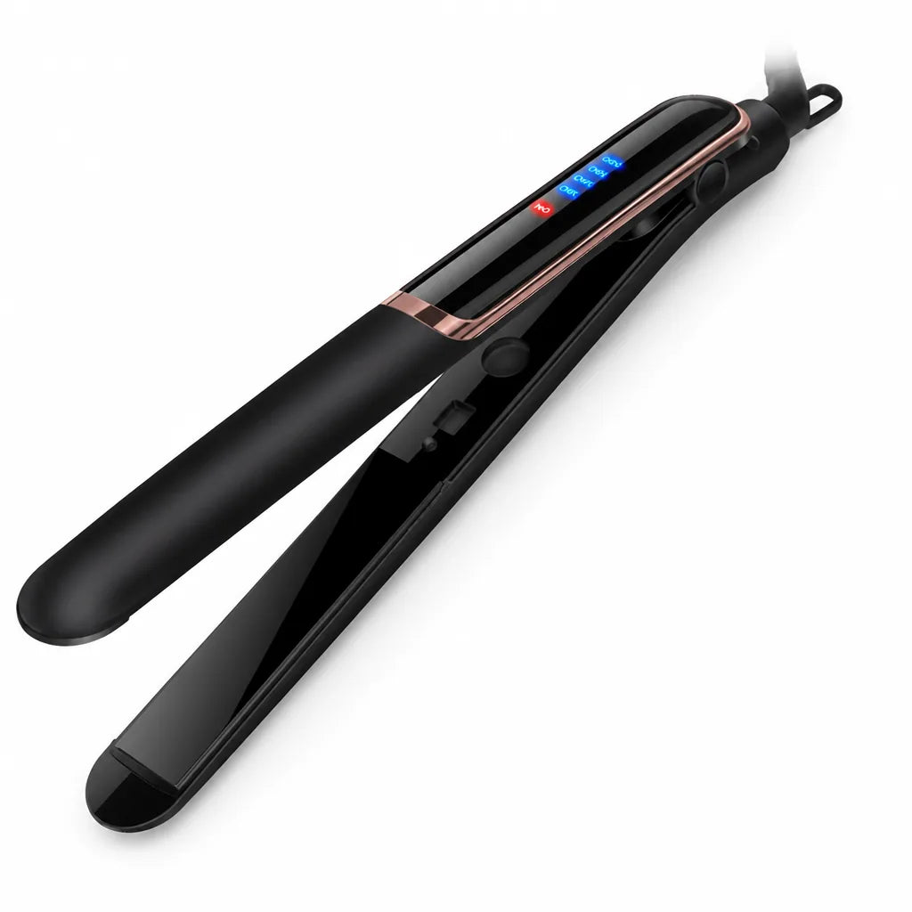 Hair Styler 2-In-1 Straighten & Curl Anti-Frizz Worldwide Voltage