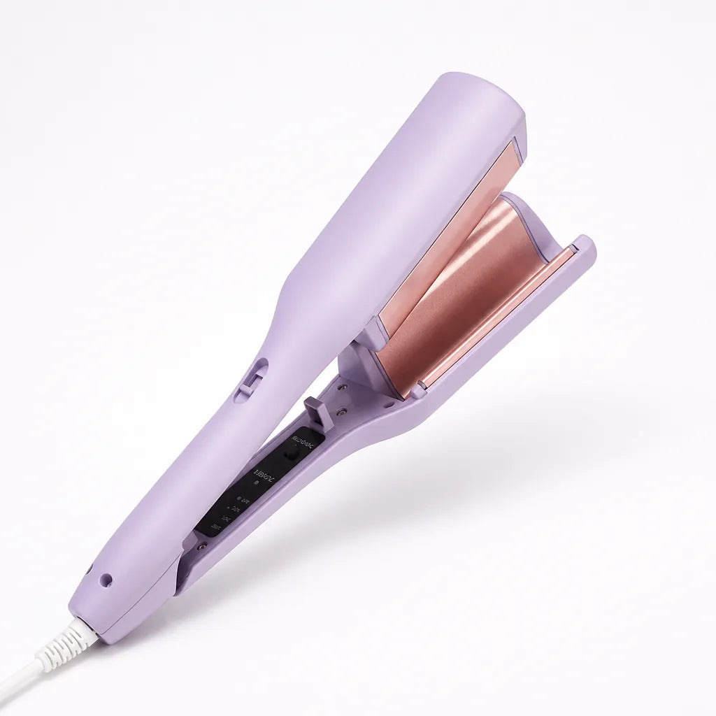Hair Waver S-Shaped Dual Barrels Ceramic Coating