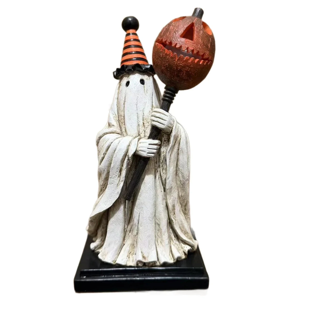 Halloween Figure Handcrafted Glowing Pumpkin Indoor & Outdoor