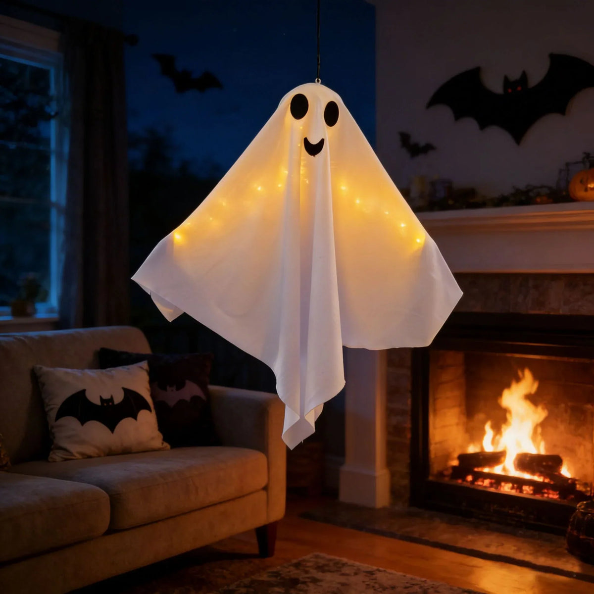 Halloween Ghost Decoration Built-In LED Weatherproof Indoor & Outdoor