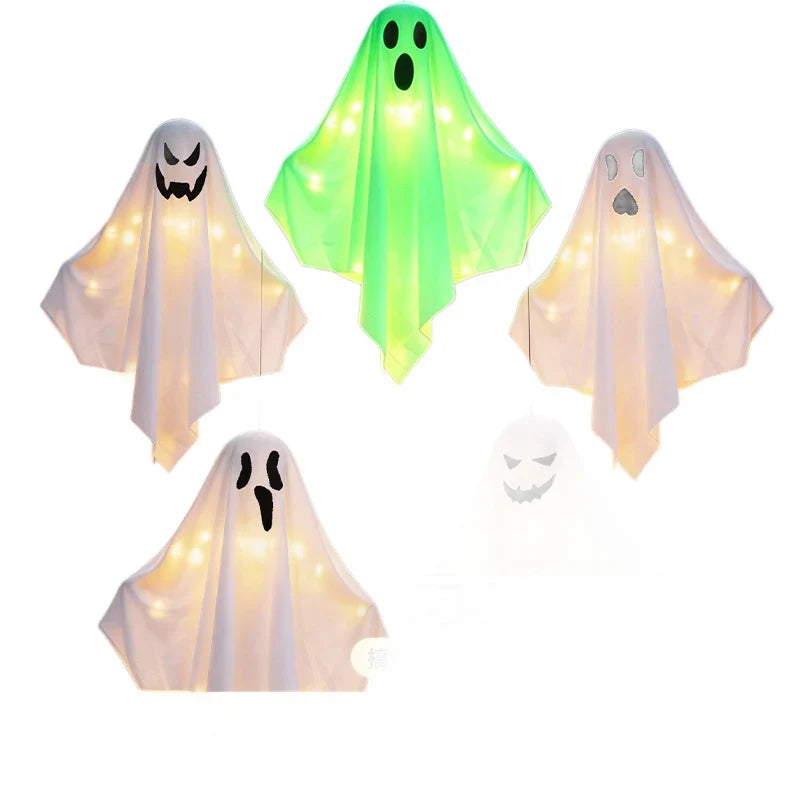 Halloween Ghost Figure Color-Changing LED Weather-Resistant