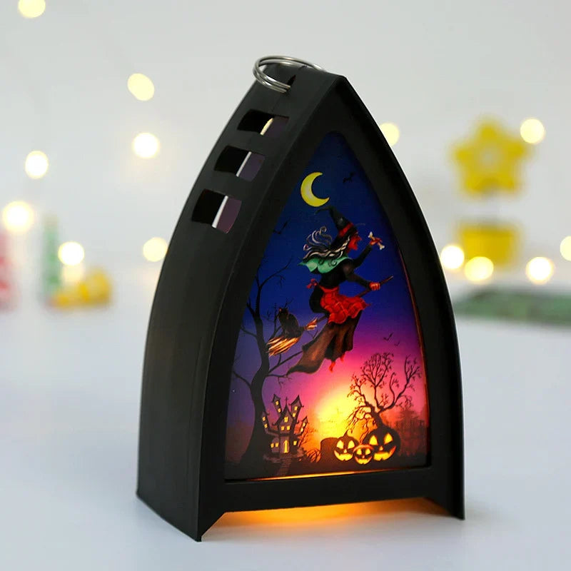 Halloween Lamp Skeleton Motif Energy-Efficient LED