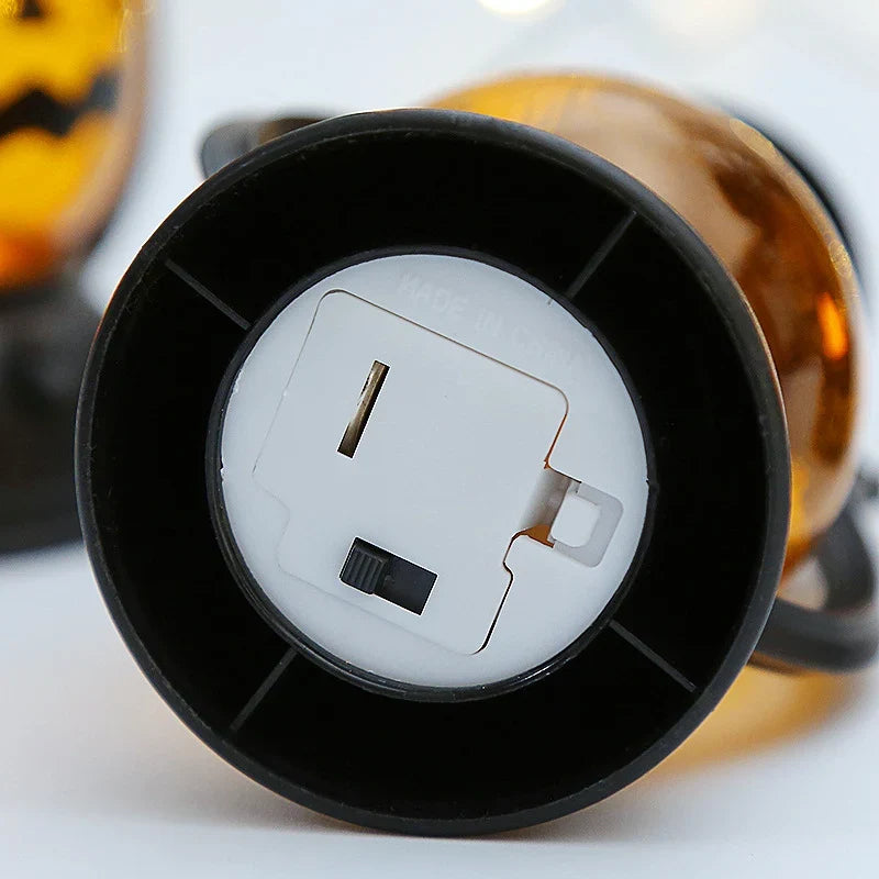 Halloween Lantern Smiling Pumpkin Soft Glow Durable Plastic