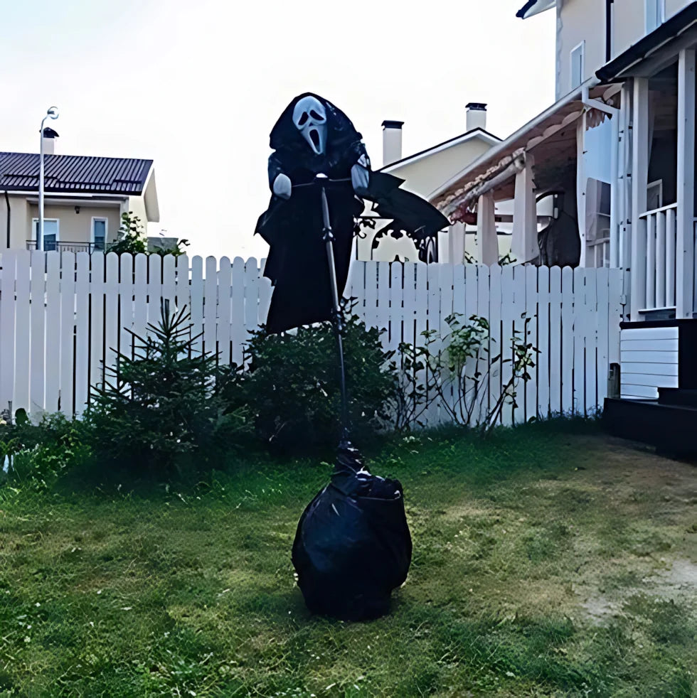 Halloween Scarecrow Wind-Activated Outdoor Decor Swaying Design