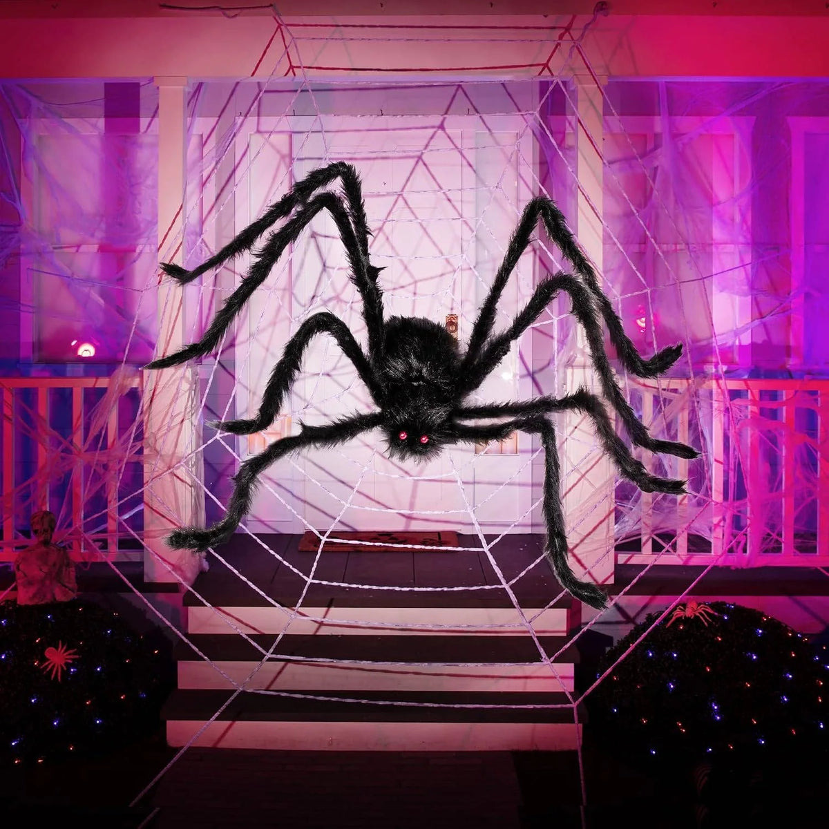 Halloween Spider Decoration Set of 2 Weather-Resistant Bendable Legs