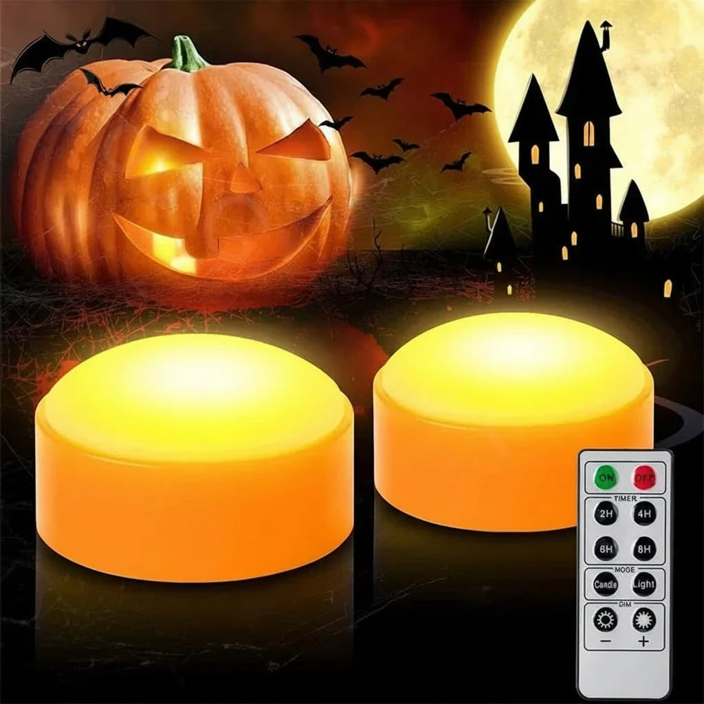 Halloween String Lights Battery Operated Orange LED