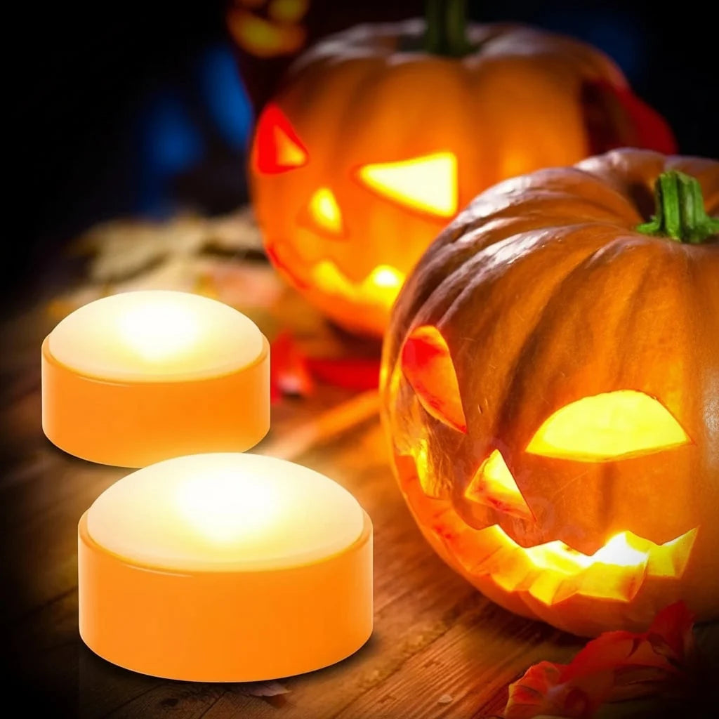 Halloween String Lights Battery Operated Orange LED