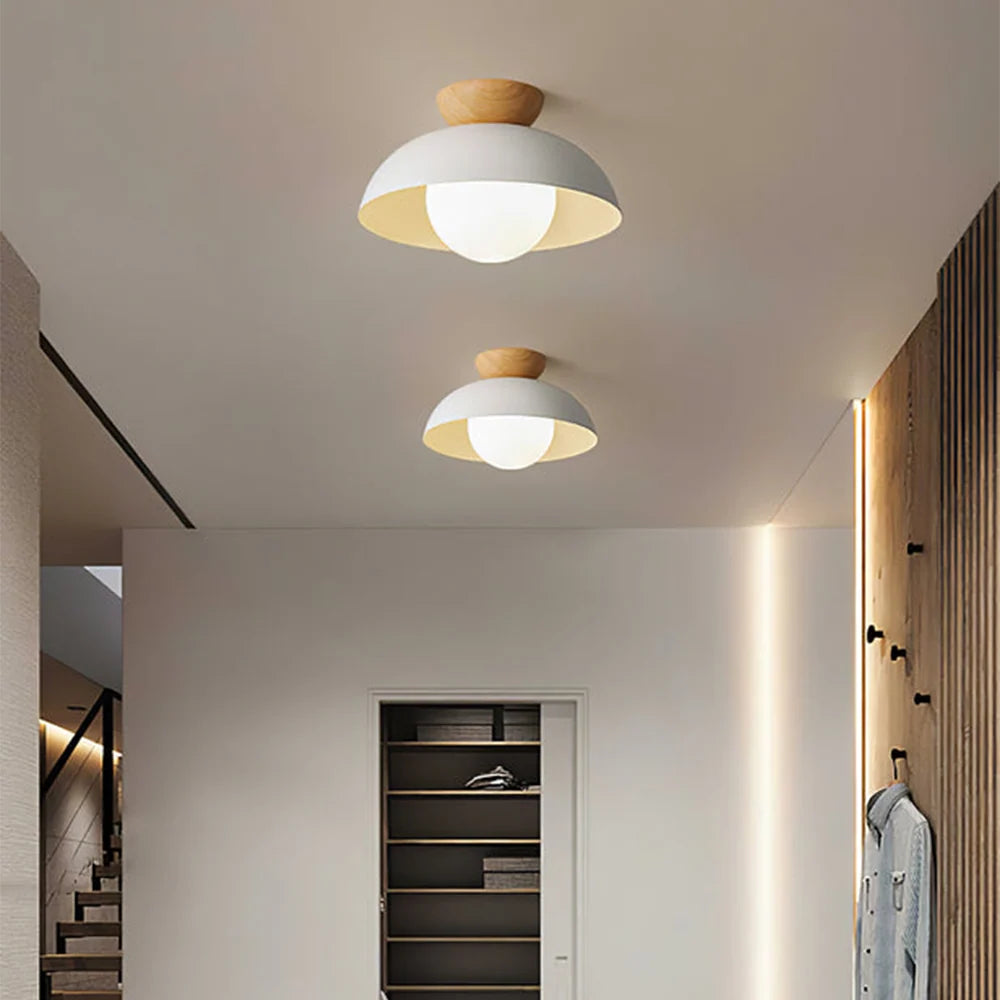 Hallway Ceiling Light Dome Flush Mount Continuous Lighting