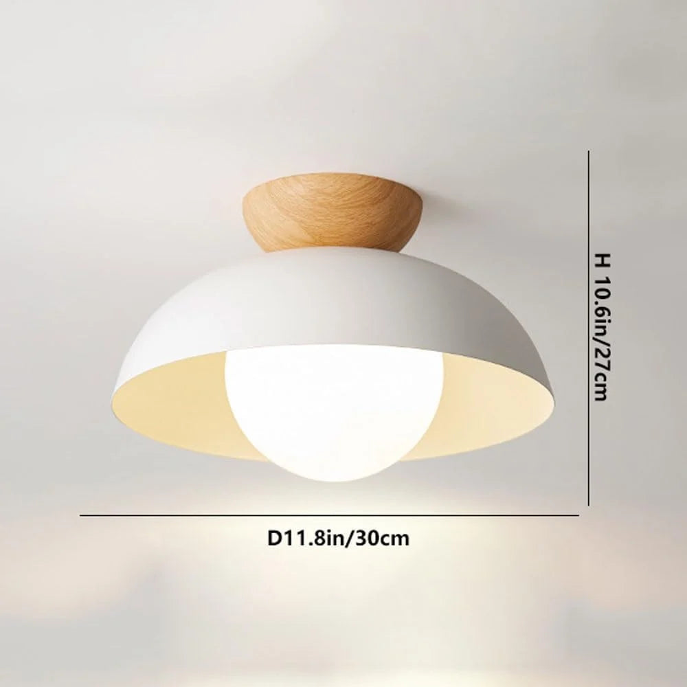 Hallway Ceiling Light Dome Flush Mount Continuous Lighting