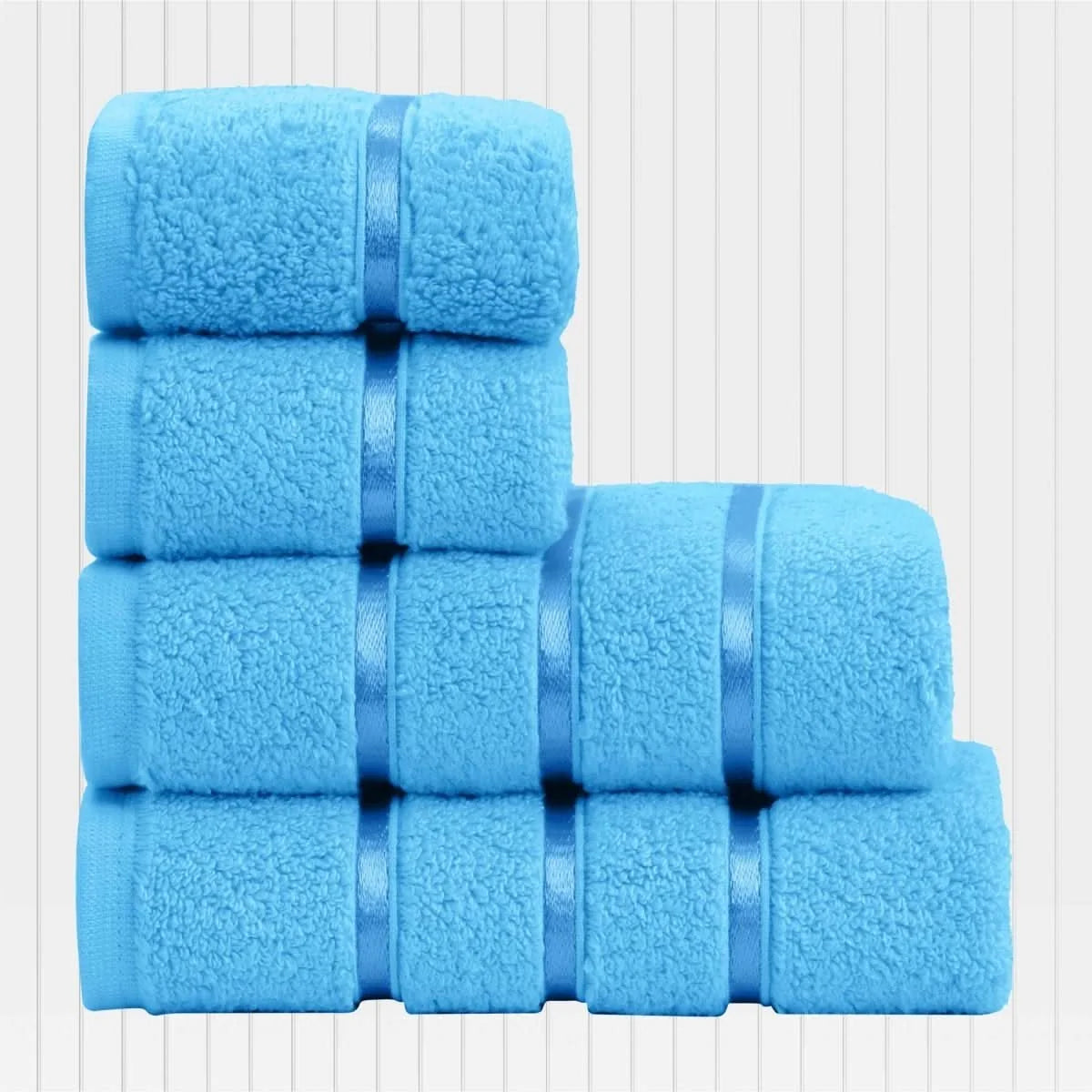 Hand & Face Towel Set 100% Cotton Quick-Drying