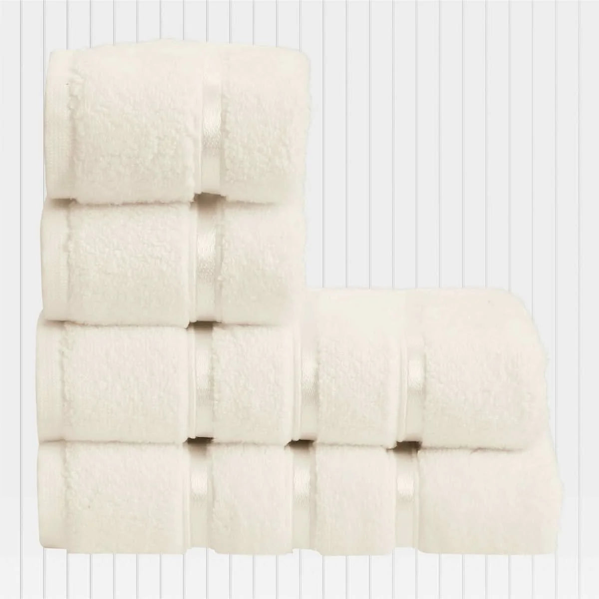 Hand & Face Towel Set 100% Cotton Quick-Drying