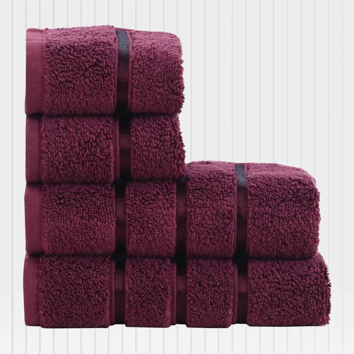 Hand & Face Towel Set 100% Cotton Quick-Drying