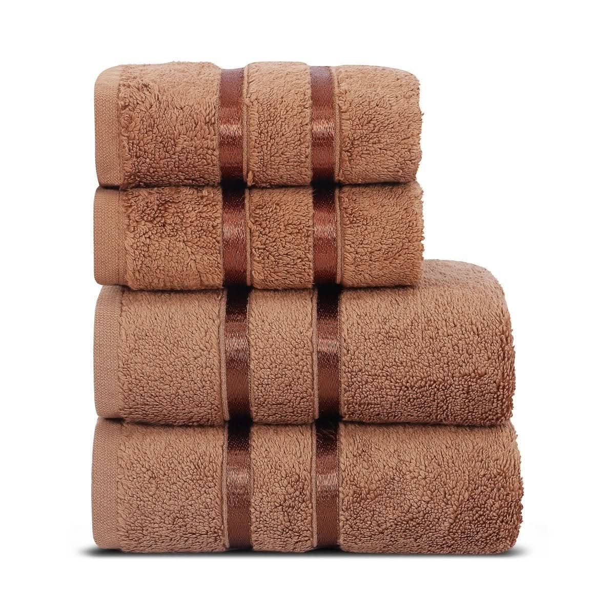 Hand & Face Towel Set 100% Cotton Quick-Drying