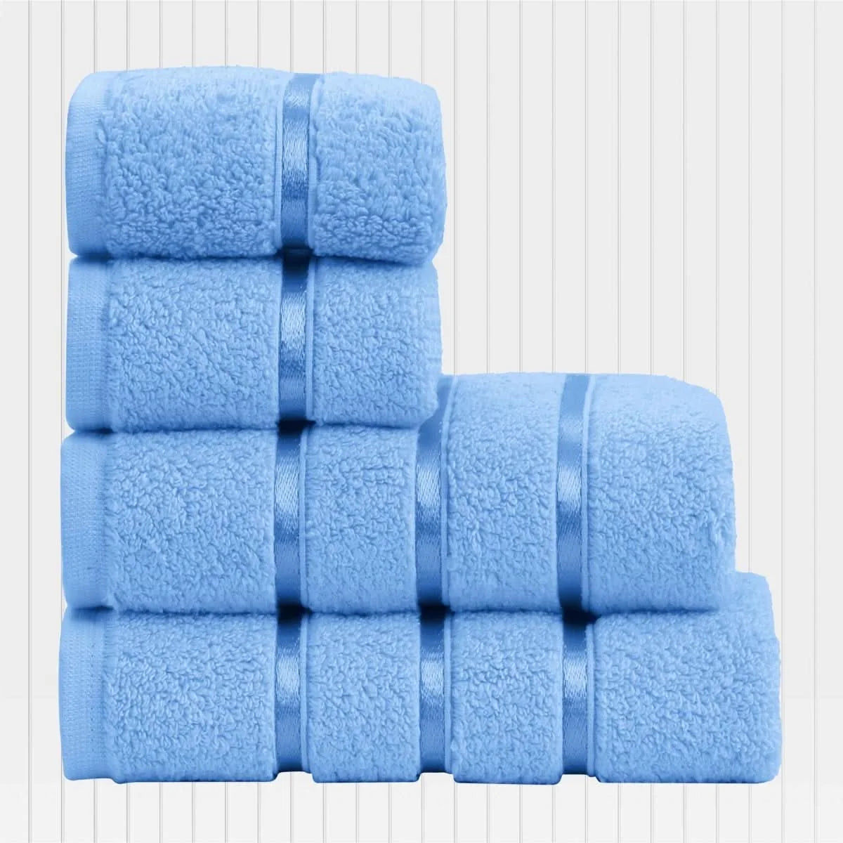 Hand & Face Towel Set 100% Cotton Quick-Drying