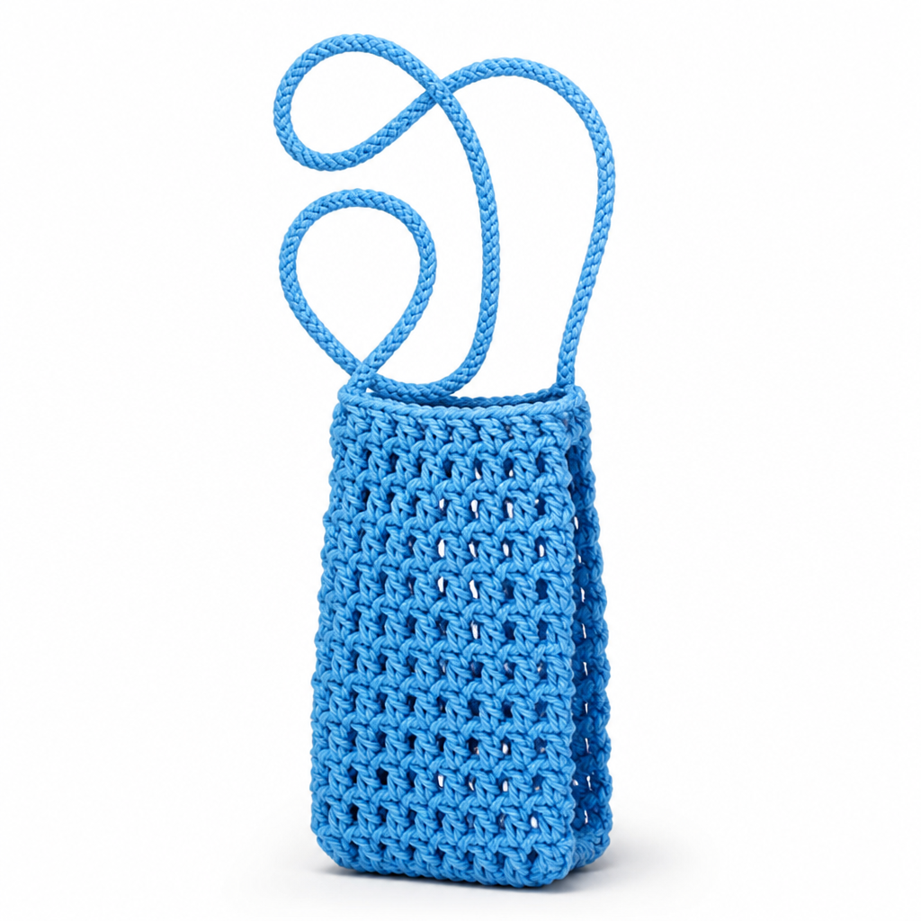 Hand-Knotted Eco-Friendly Macramé Shoulder Bag