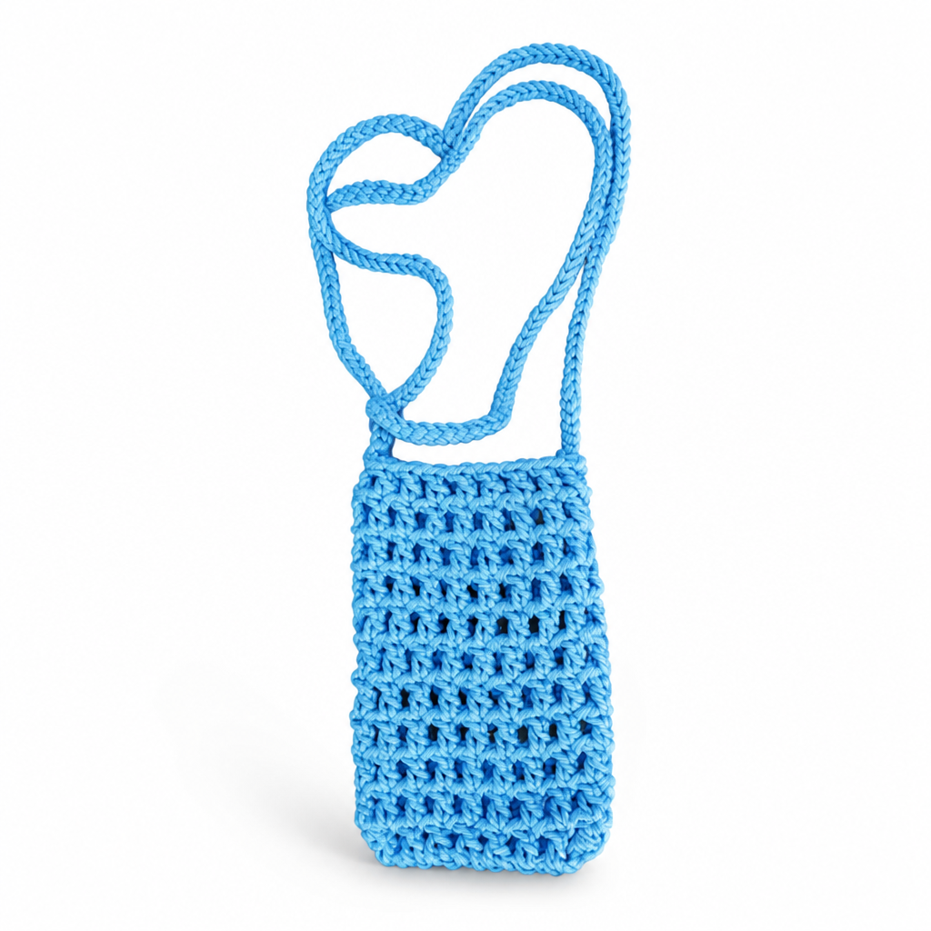 Hand-Knotted Eco-Friendly Macramé Shoulder Bag