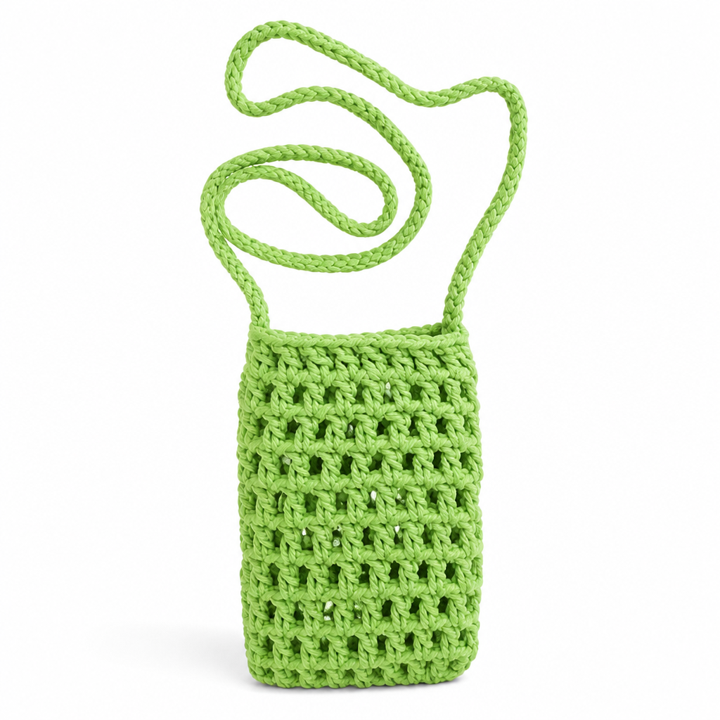 Hand-Knotted Eco-Friendly Macramé Shoulder Bag