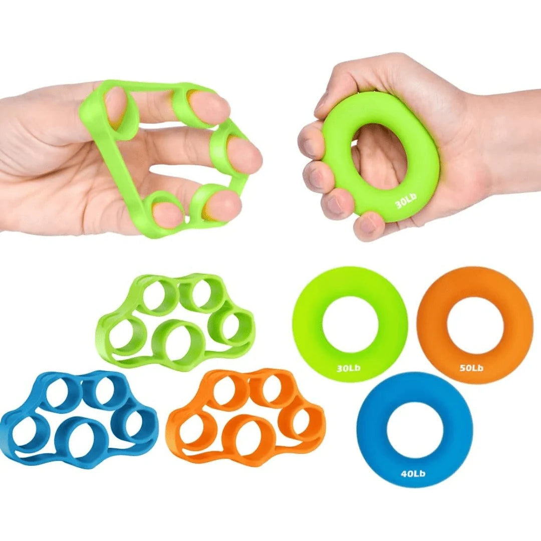 Hand Strengthener Set 6-Piece Grip & Finger Training