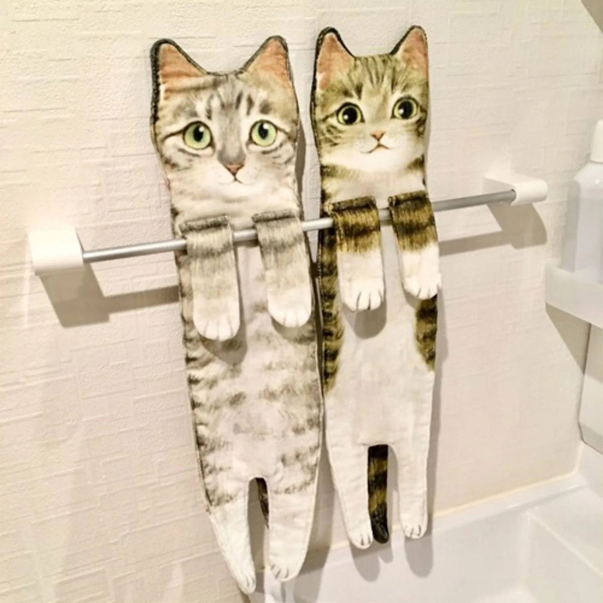 Hand Towel Quick-Dry Absorbent Cat Design