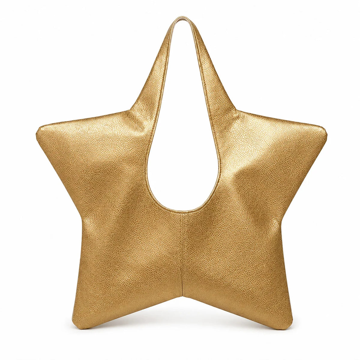 Handbag Star-Shaped Synthetic Leather Spacious Interior