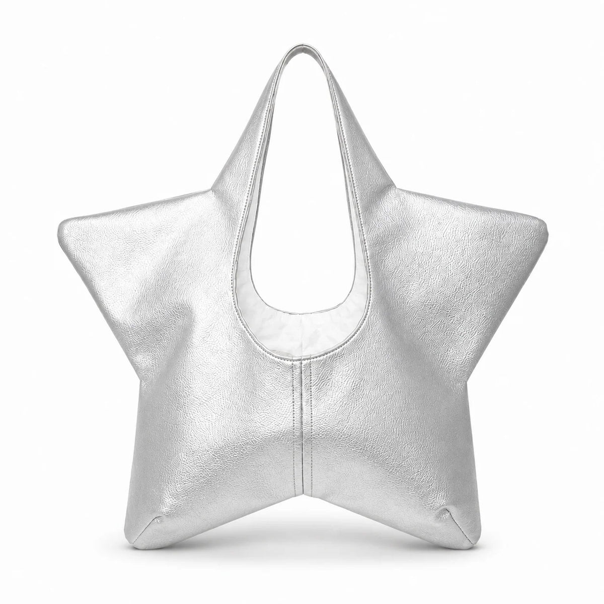 Handbag Star-Shaped Synthetic Leather Spacious Interior