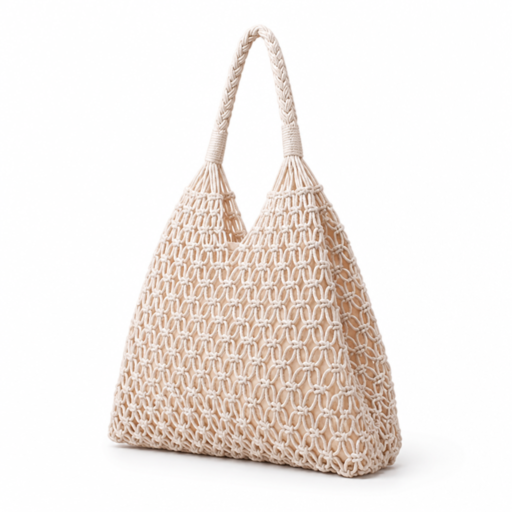 Handcrafted Breathable Odor-Resistant Mesh Tote