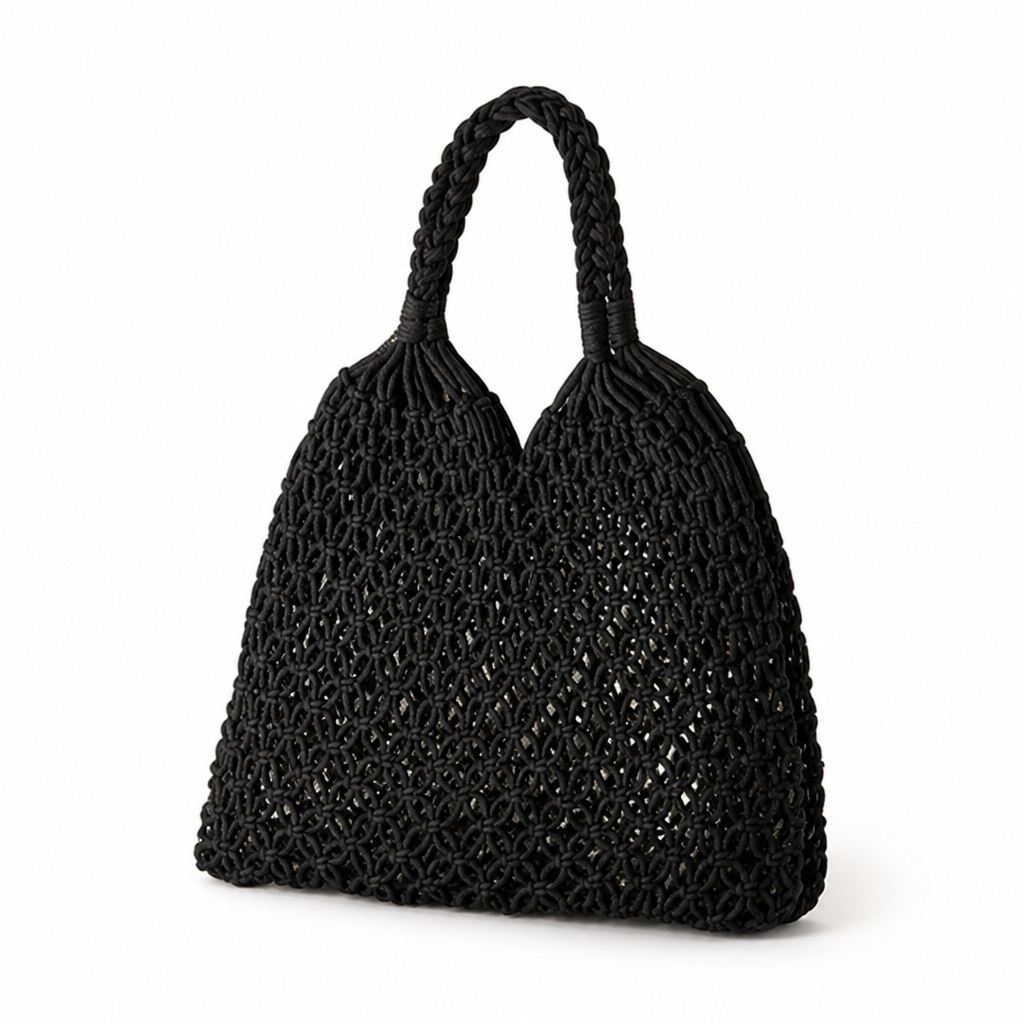 Handcrafted Breathable Odor-Resistant Mesh Tote