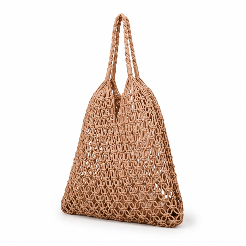 Handcrafted Breathable Odor-Resistant Mesh Tote