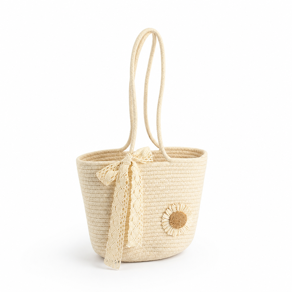 Handcrafted Crochet Sunflower Shoulder Bag
