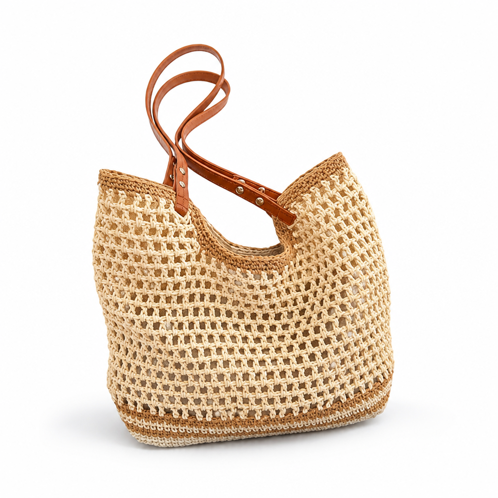 Handcrafted Durable Woven Beach Tote