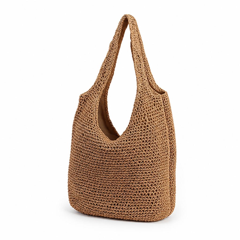 Handcrafted Eco-Friendly Crochet Jute Tote