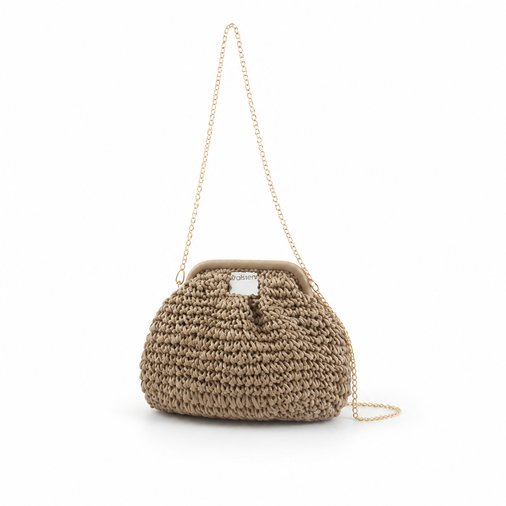 Handcrafted Eco-Friendly Handbag (Adjustable Chain Strap)