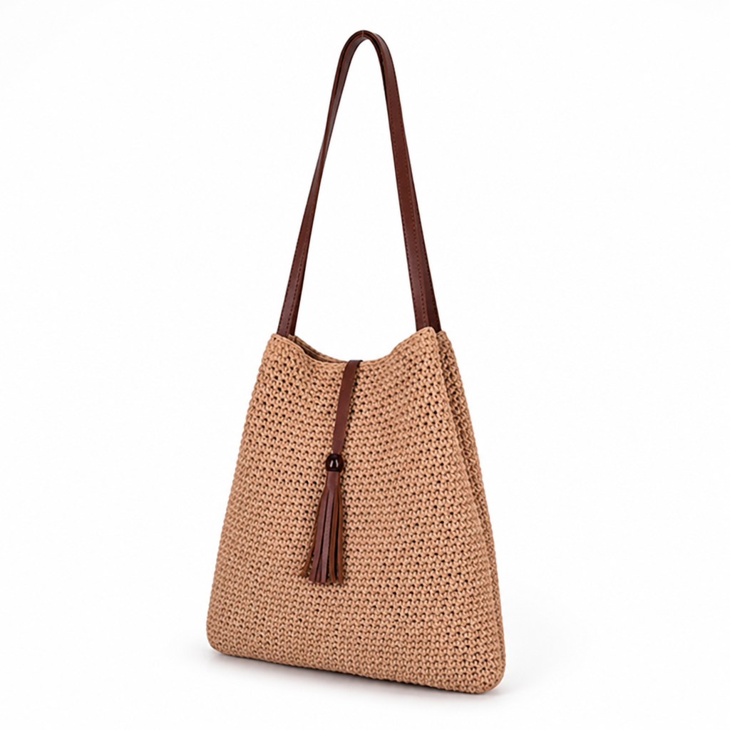 Handcrafted Eco-Friendly Macrame Shoulder Bag