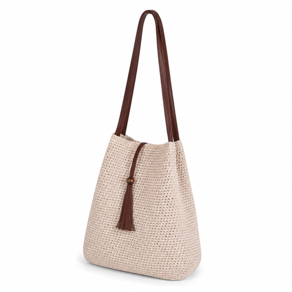 Handcrafted Eco-Friendly Macrame Shoulder Bag