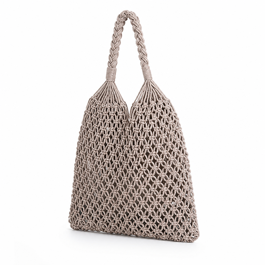 Handcrafted Eco-Friendly Mesh Tote Bag