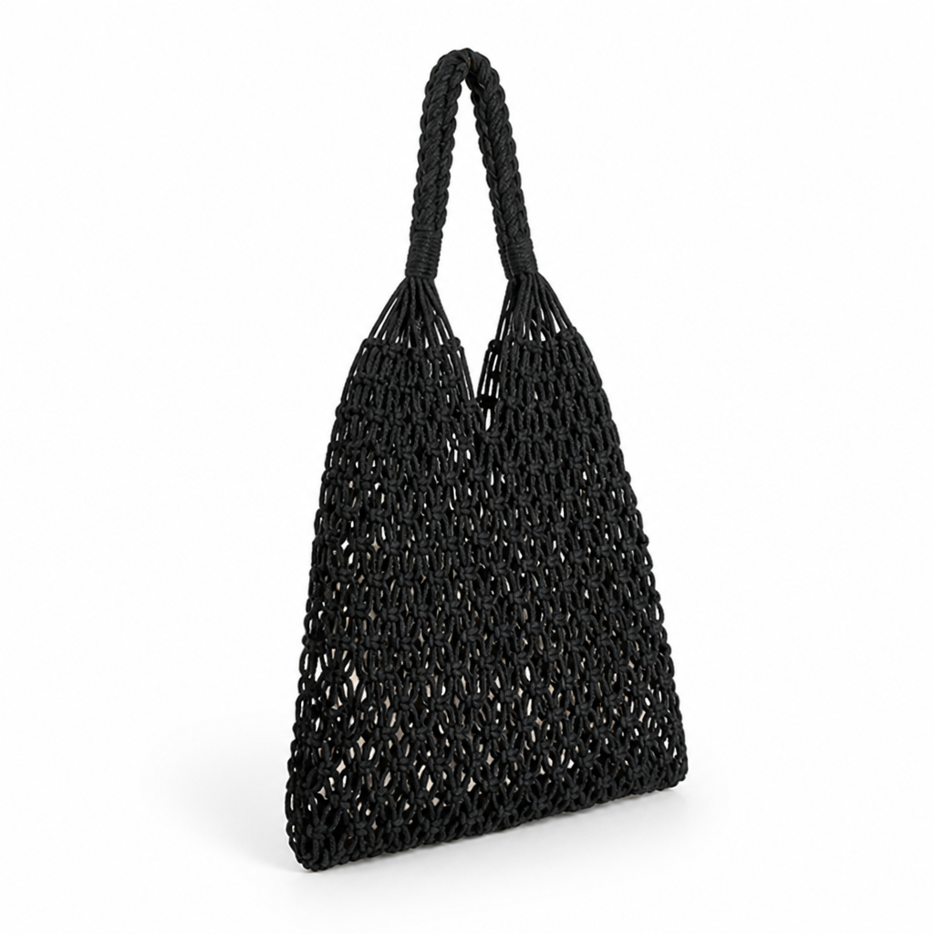 Handcrafted Eco-Friendly Mesh Tote Bag