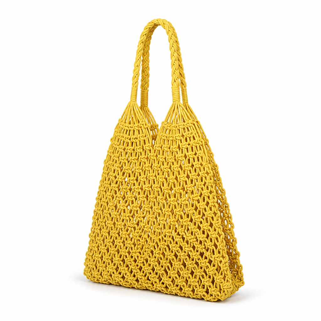 Handcrafted Eco-Friendly Mesh Tote Bag