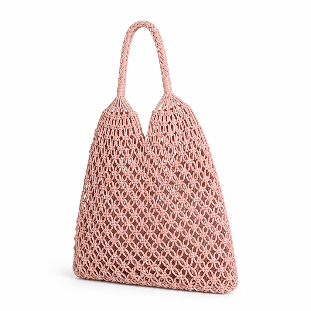 Handcrafted Eco-Friendly Mesh Tote Bag