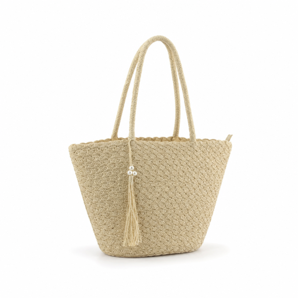 Handcrafted Eco-Friendly Shoulder Bag (Adjustable Straps)
